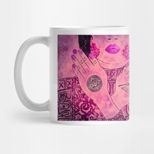 Mexican Mayan Tattoo Model No. 4 Mug